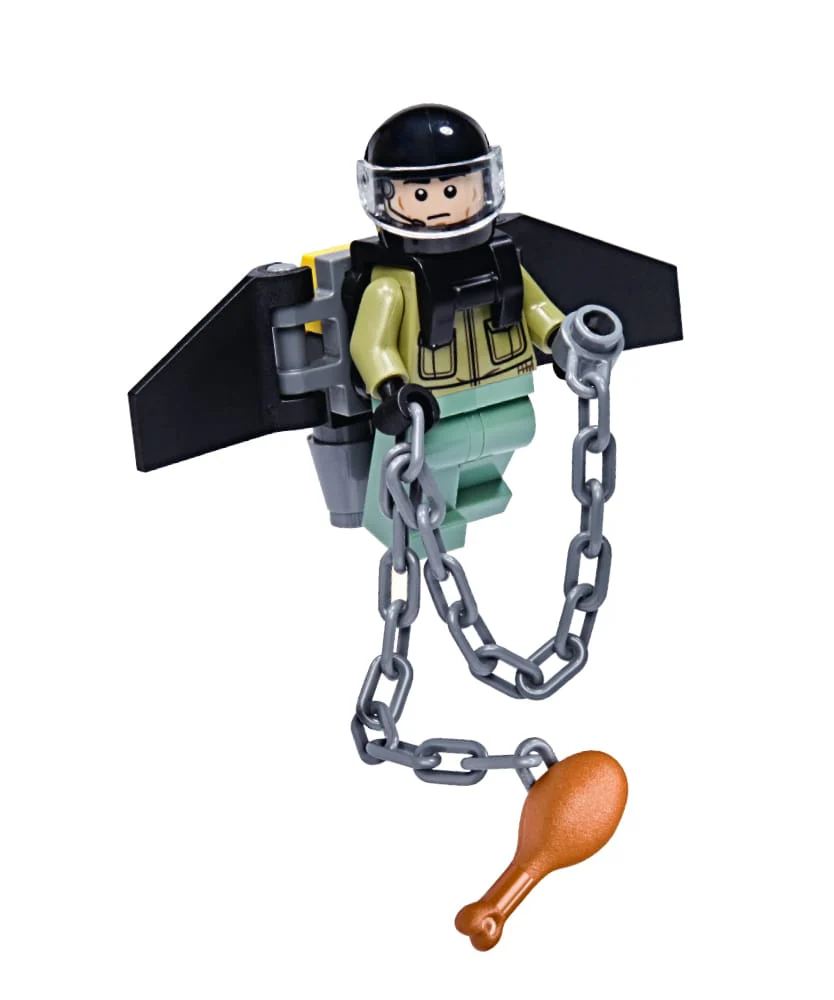 Rivista LEGO JURASSIC WORLD N. 8 - RANGER CON JETPACK + RAPTOR - Image 4