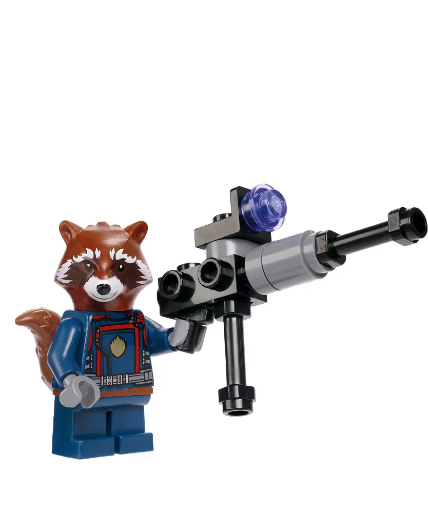 Rivista LEGO MARVEL AVENGERS n.4 + Rocket Raccoon + blaster - Image 2