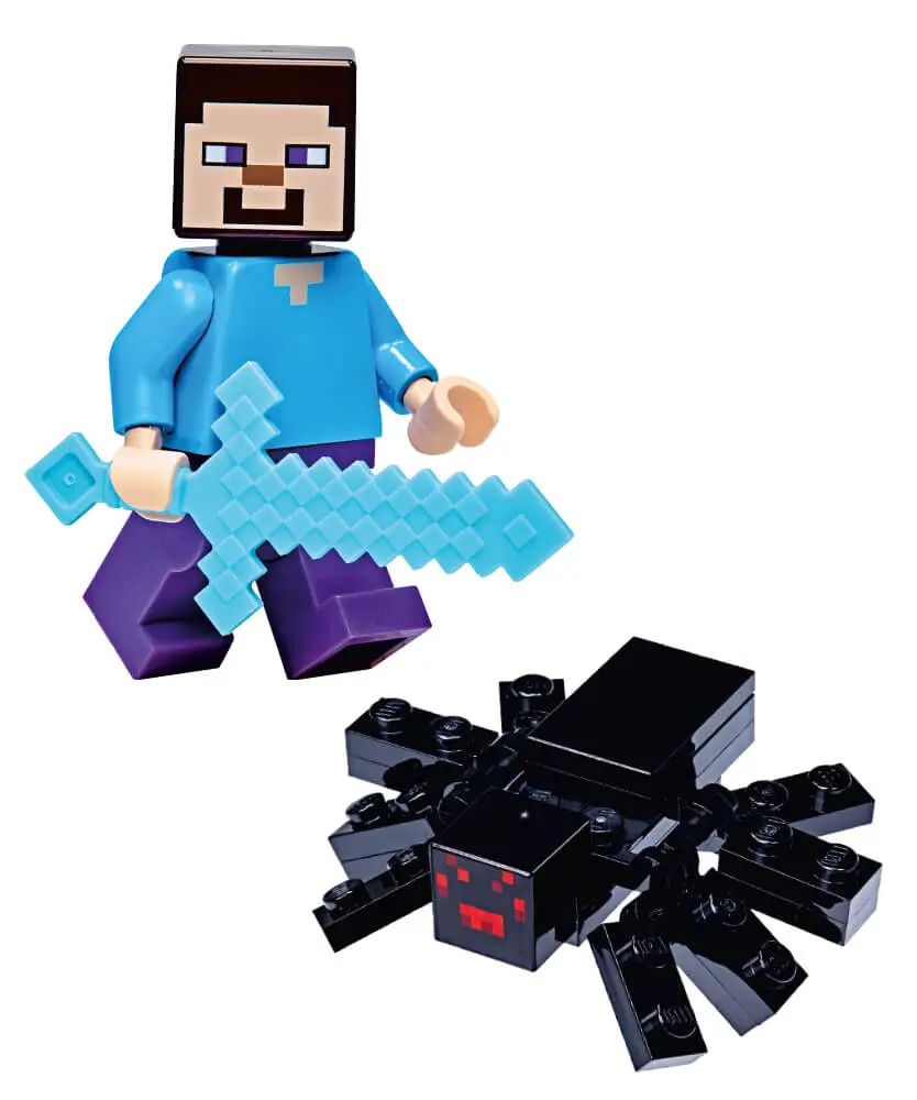 Rivista LEGO Minecraft n.10 + STEVE + RAGNO - Image 2