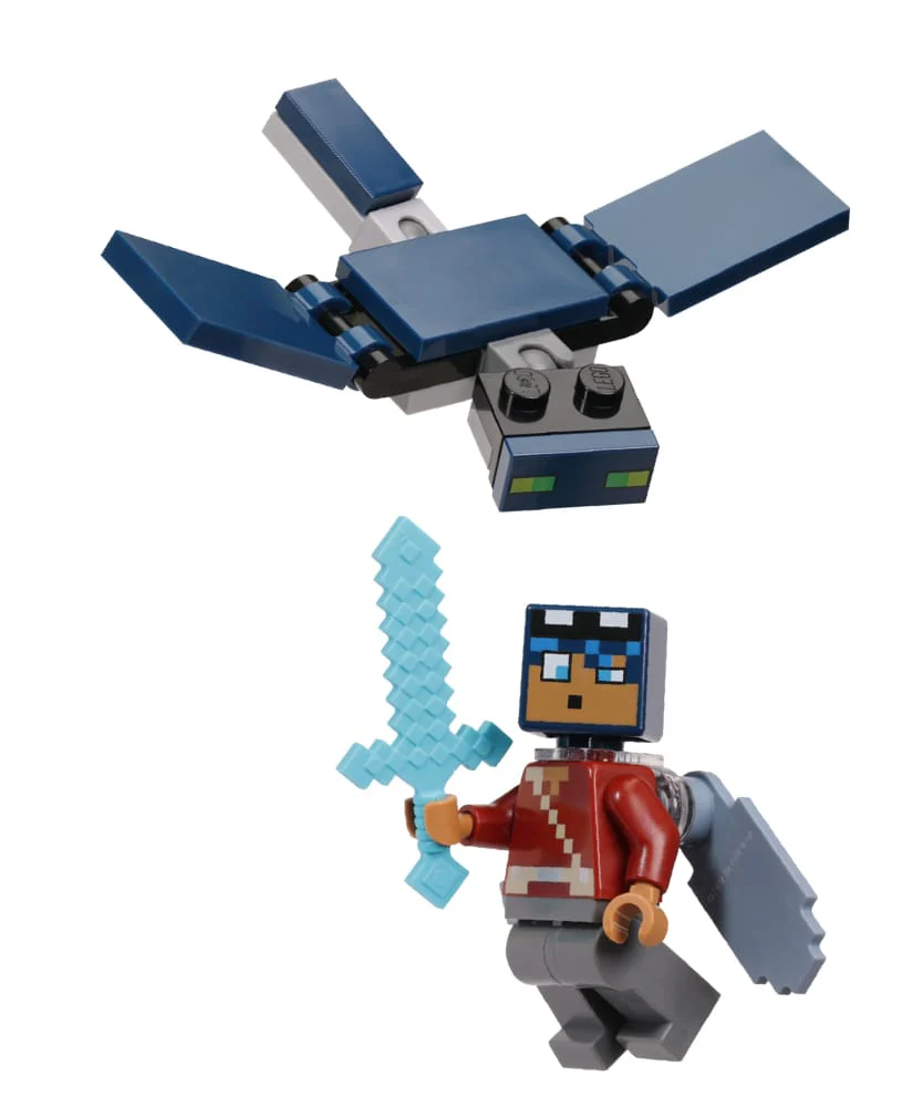 Rivista LEGO MINECRAFT n.7 - Con Fantasma + Eroe + Elitre - Image 3