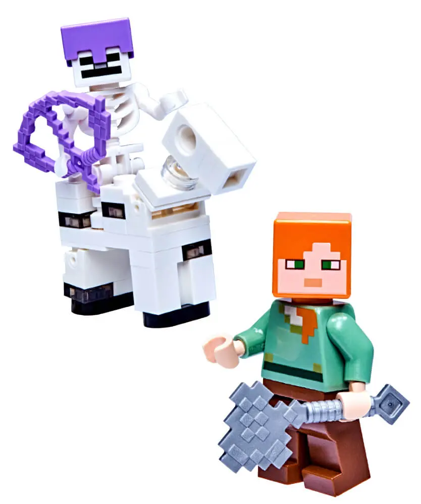 Rivista LEGO Minecraft PLUS n. 10 + CAVALIERE SCHELETRO + ALEX - Image 2