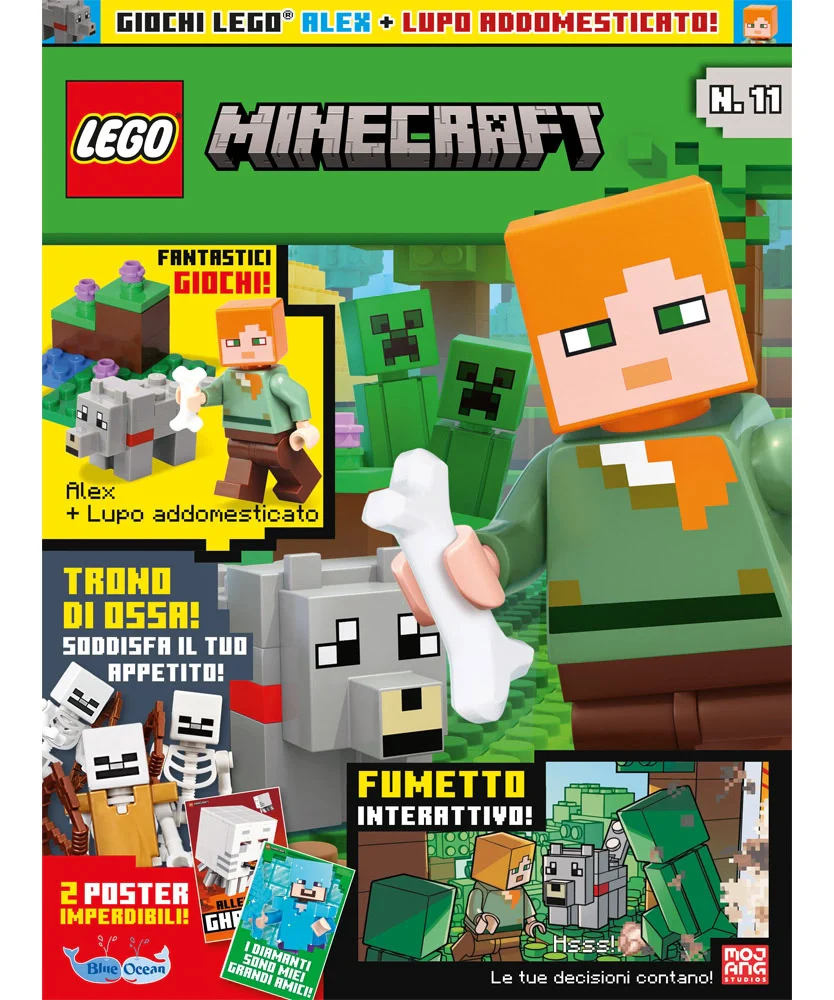 Rivista LEGO Minecraft PLUS n. 11 + ALEX + LUPO ADDOMESTICATO - Image 5