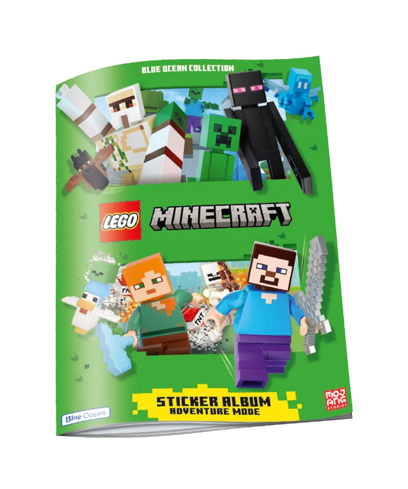 Rivista LEGO Minecraft PLUS n.7 + SET LEGO + ALBUM + 6 FIGURINE - Image 2