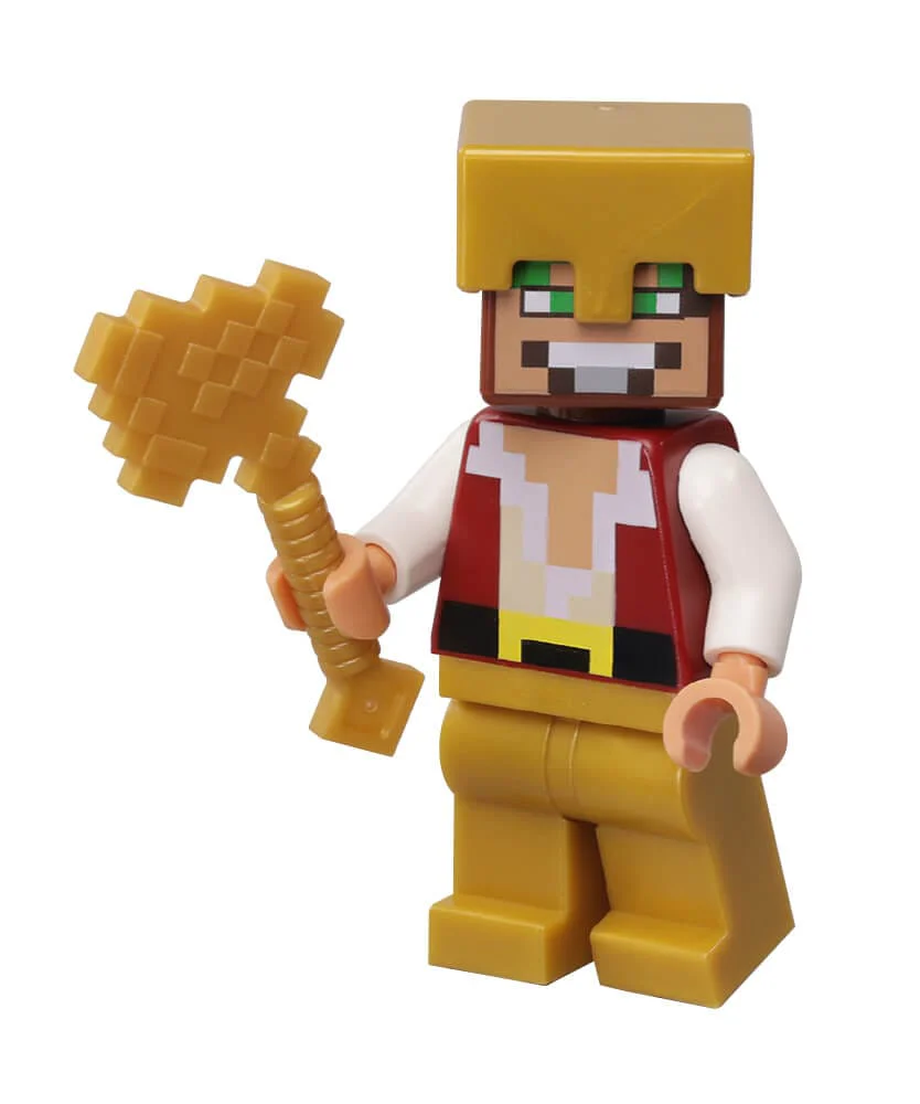 Rivista LEGO Minecraft PLUS n.8 + CERCATORE D’ORO + BANCO DA LAVORO + INCUDINE + FORNACE - Image 6