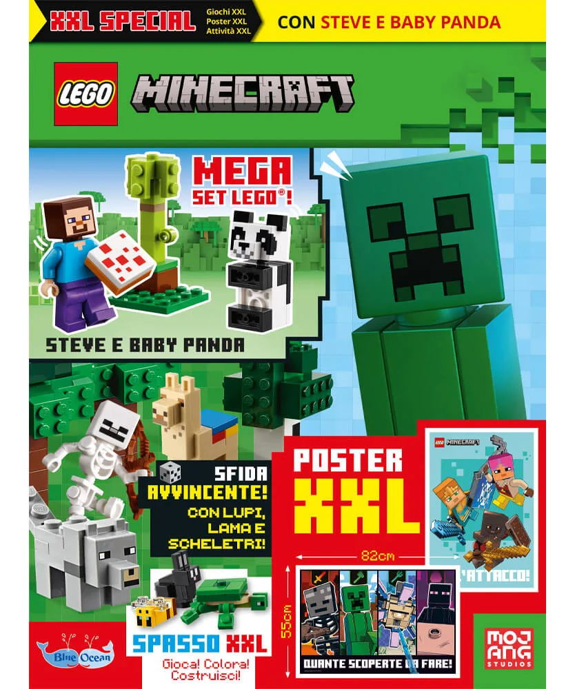 Rivista LEGO Minecraft XXL Special n.3 + STEVE E BABY PANDA - Image 6