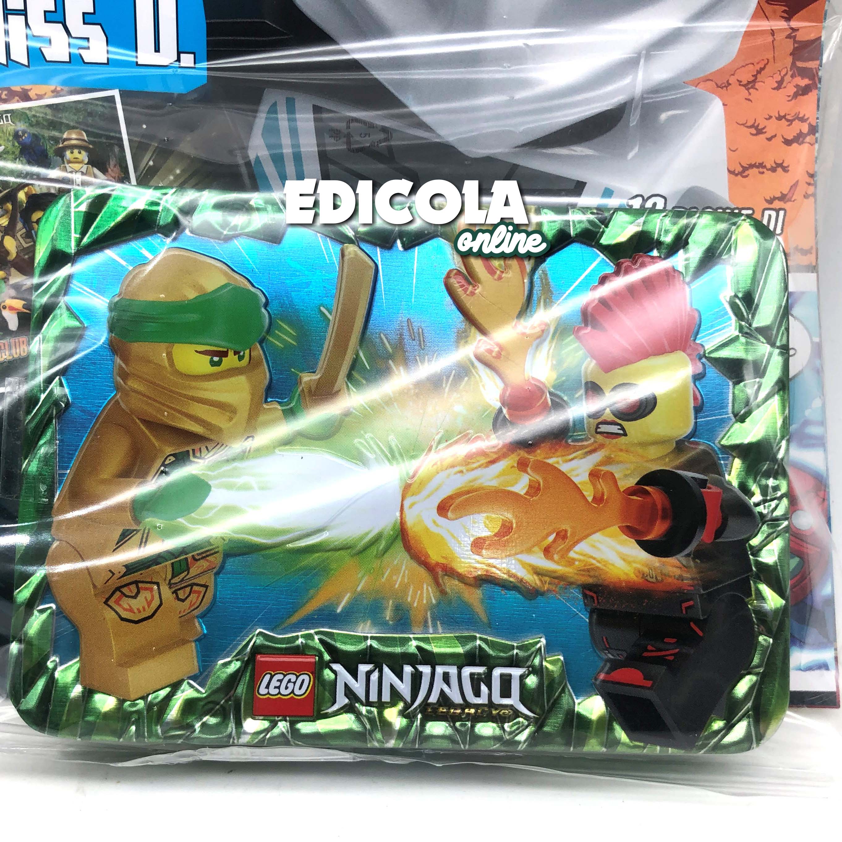 Rivista LEGO NINJAGO LEGACY n.8 - Lattina con 2 2 GIOCHI: LLOYD vs. MISS D. - Image 4