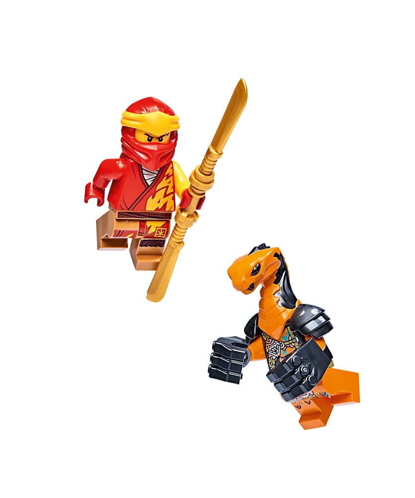 Rivista LEGO NINJAGO LEGACY COMIC n.2 con 2 GIOCHI LEGO®: Kai vs. Boa Distruttore - Image 3
