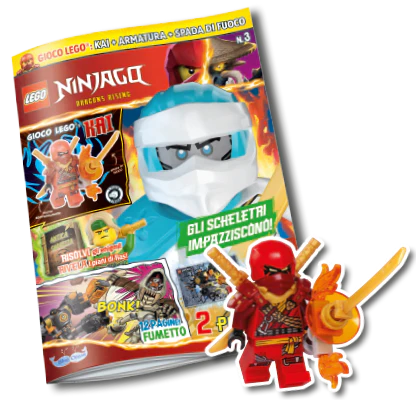Rivista LEGO NINJAGO n.3 - Kai + spada di fuoco