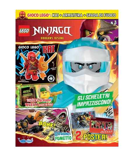 Rivista LEGO NINJAGO n.3 - Kai + spada di fuoco - Image 3