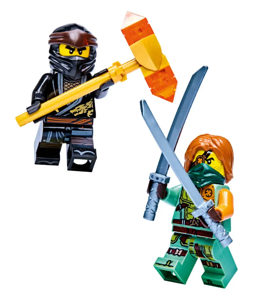 Rivista LEGO NINJAGO LEGACY COMIC n.10 con 2 GIOCHI COLE VS RONIN - Image 2