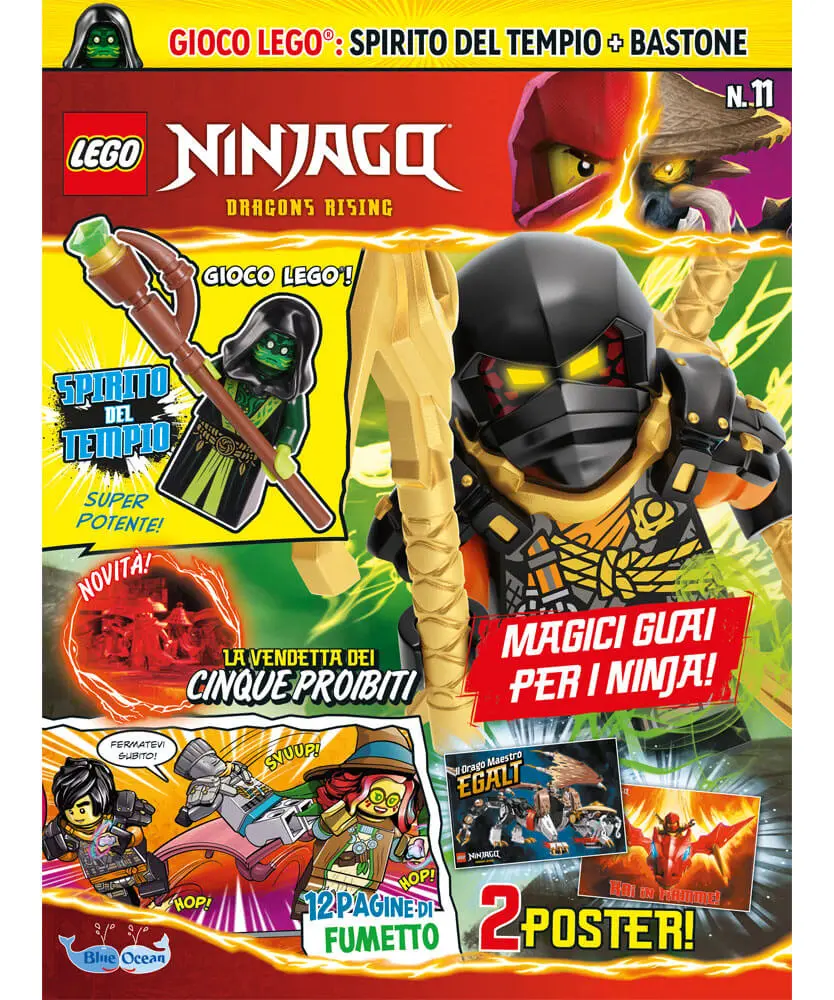 Rivista LEGO NINJAGO n. 11 con SPIRITO DEL TEMPIO - Image 3