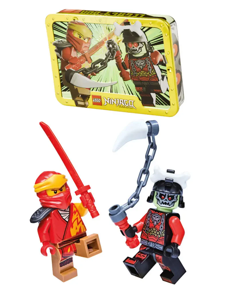 Rivista LEGO NINJAGO LEGACY n.10 con 2 GIOCHI KAI VS RE DELLE OSSA - Image 2