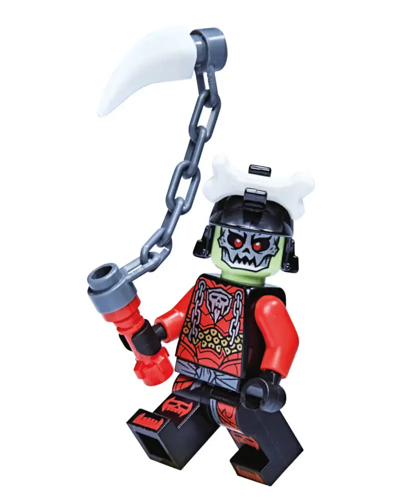 Rivista LEGO NINJAGO LEGACY n.10 con 2 GIOCHI KAI VS RE DELLE OSSA - Image 6