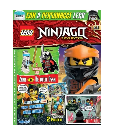 Rivista LEGO NINJAGO LEGACY n.2 - Zane vs. Re delle Ossa - Image 4