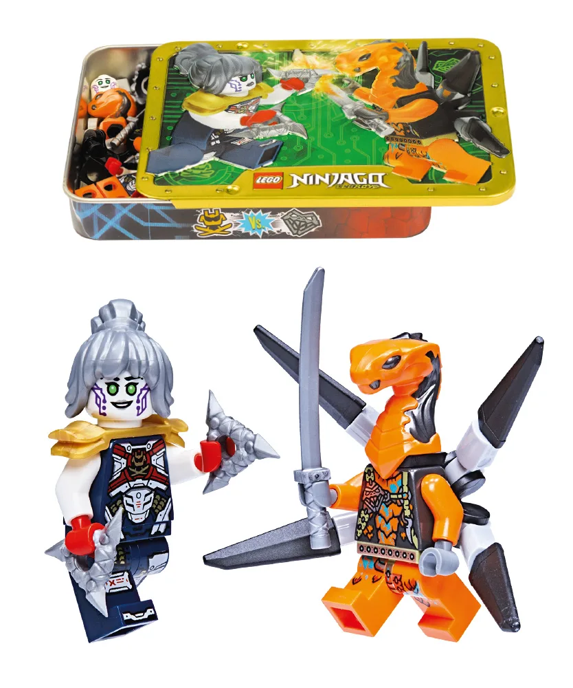 Rivista LEGO NINJAGO LEGACY n. 9 - Lattina con 2 GIOCHI: P.I.X.A.L. vs VIPERA VOLANTE - Image 2