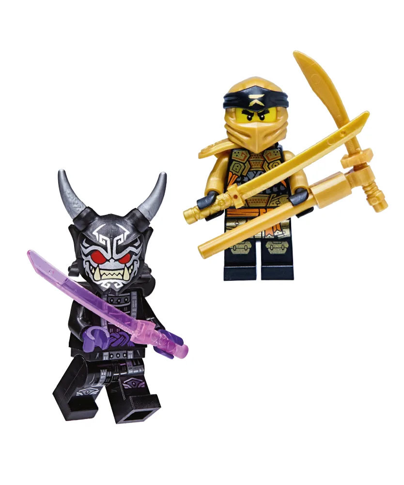 Rivista LEGO NINJAGO PLUS n.6 con 2 GIOCHI : COLE D’ORO + GARMADON - Image 2