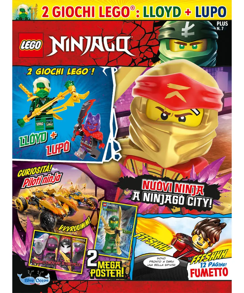 Rivista LEGO NINJAGO Plus n. 7 + 2 GIOCHI LEGO: LLOYD + LUPO - Image 5