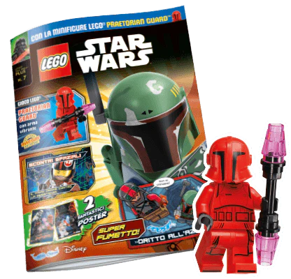 Rivista LEGO STAR WARS Plus n.7 + MINIFIGURE LEGO: PRAETORIAN GUARD