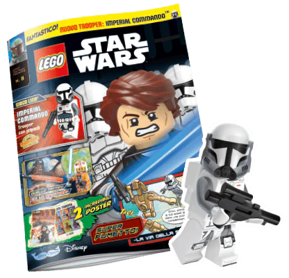 Rivista LEGO STAR WARS n.8 + MINIFIGURE TROOPER IMPERIAL COMMANDO - Image 3