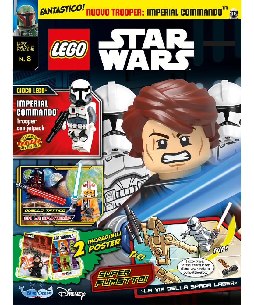 Rivista LEGO STAR WARS n.8 + MINIFIGURE TROOPER IMPERIAL COMMANDO - Image 4