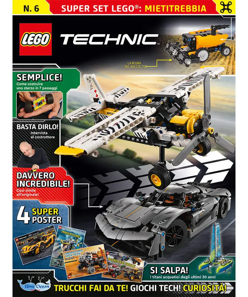 Rivista LEGO TECHNIC n.6 + Set MIETITREBBIA - Image 4