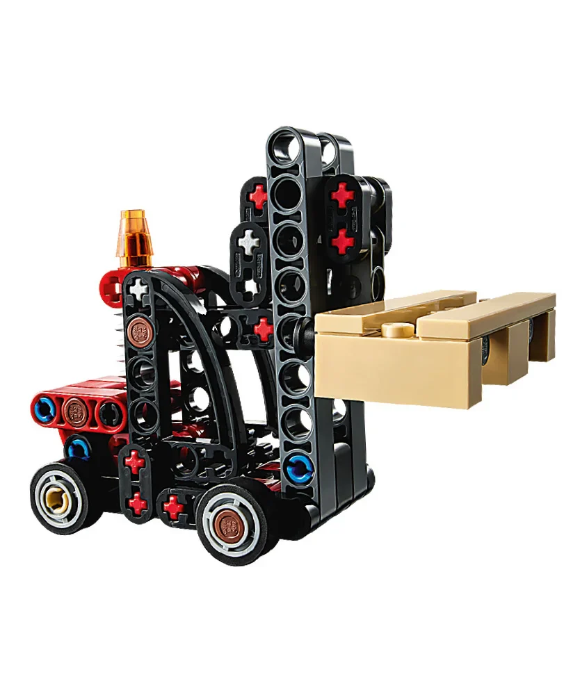 Rivista LEGO TECHNIC XXL SPECIAL n.1 + CARRELLO ELEVATORE + PALLET - Image 3