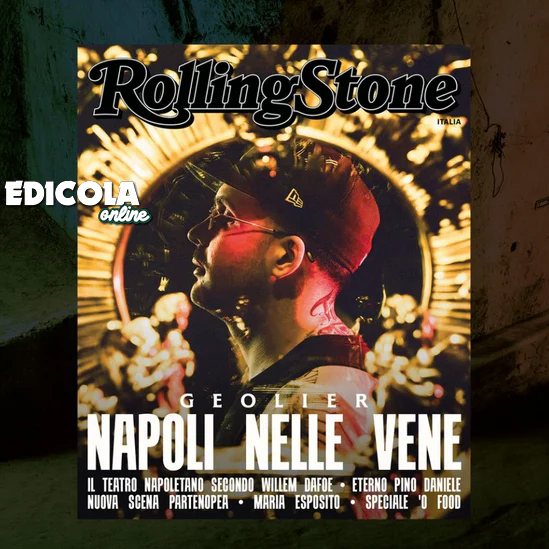 Rivista Rolling Stone - Copertina dedicata a Geolier