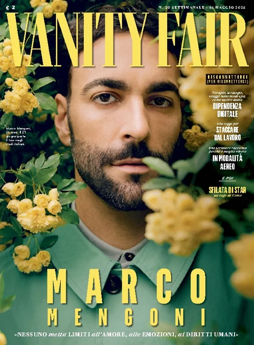 Rivista Vanity Fair Magazine Marco Mengoni
