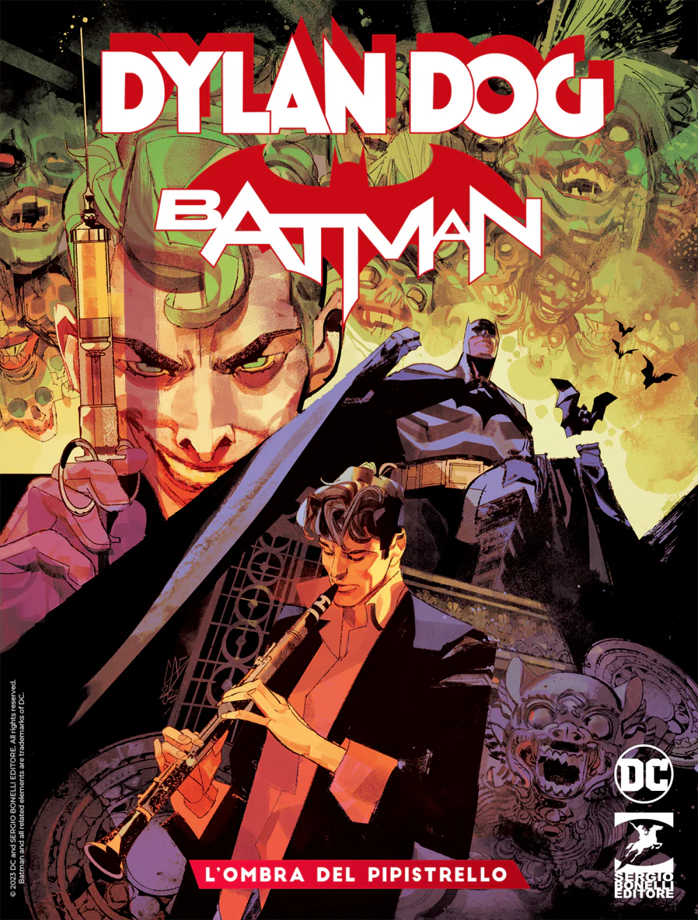 Saga Completa 8x Fumetti DYLAN DOG e BATMAN Numero 0 1 2 3 + Variant Cover Joker - Image 10