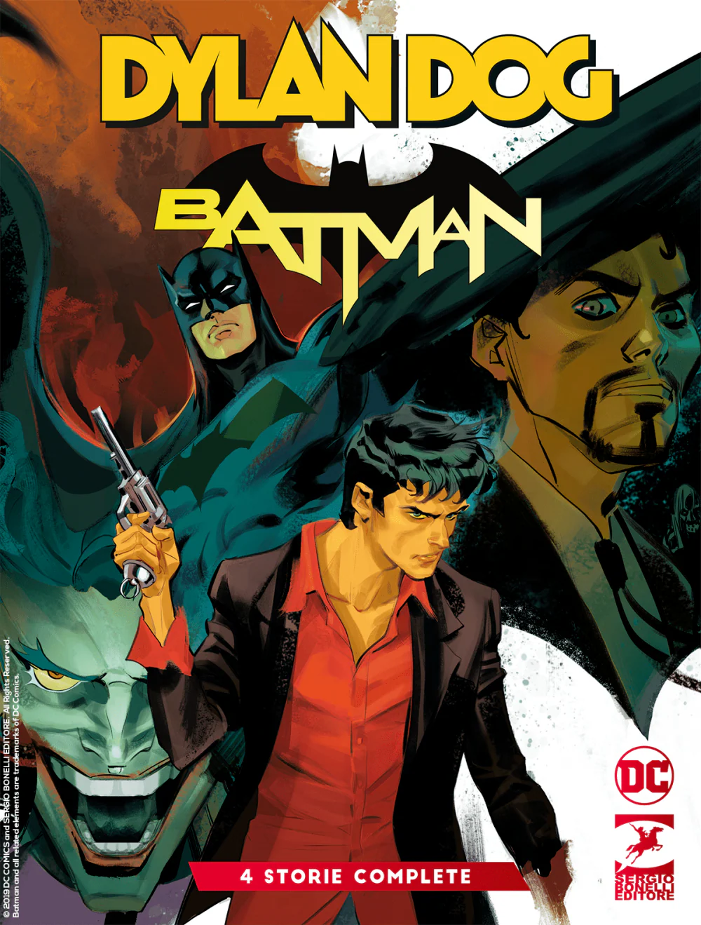 Saga Completa 8x Fumetti DYLAN DOG e BATMAN Numero 0 1 2 3 + Variant Cover Joker - Image 9