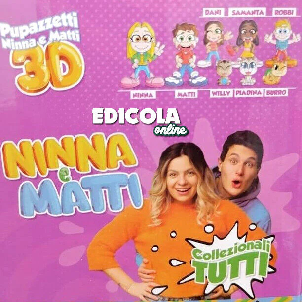 Scegli il tuo Personaggi Pupazzetti NINNA e MATTI 3D Action Figure Youtube Gamer - Image 5