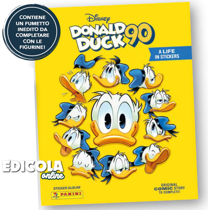 Scegli il tuo set di Bustine e/o Album Donald Duck 90 - Figurine Panini 2024 - Paperino - Image 2