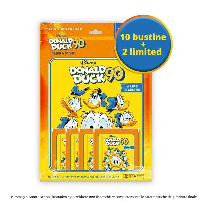Scegli il tuo set di Bustine e/o Album Donald Duck 90 - Figurine Panini 2024 - Paperino - Image 3