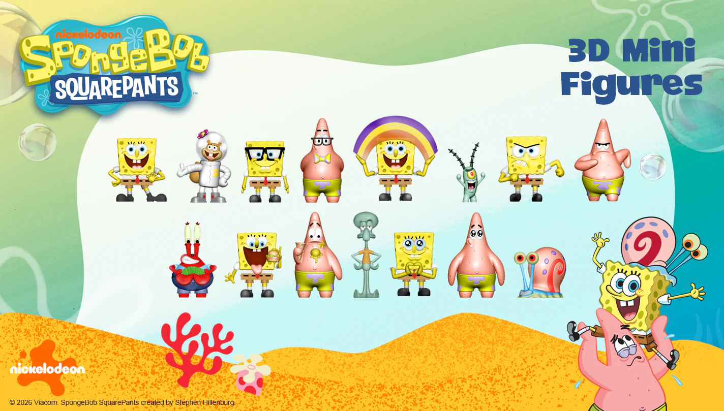 Scegli mini Figures 3D personaggio SPONGEBOB Squarepants (2026) - Image 3