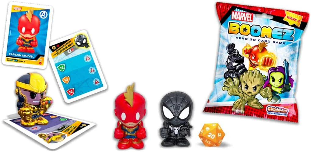 Scegli Personaggi di BOOMEZ Marvel Wave 2 - 3D Super Heroes Card Action Figure - Image 4