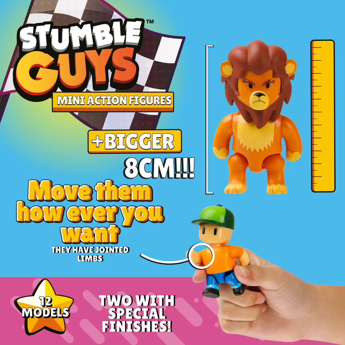 Scegli Personaggi STUMBLE GUYS + GRANDI Action Figure 3D - Serie 1 (2024) - Image 2