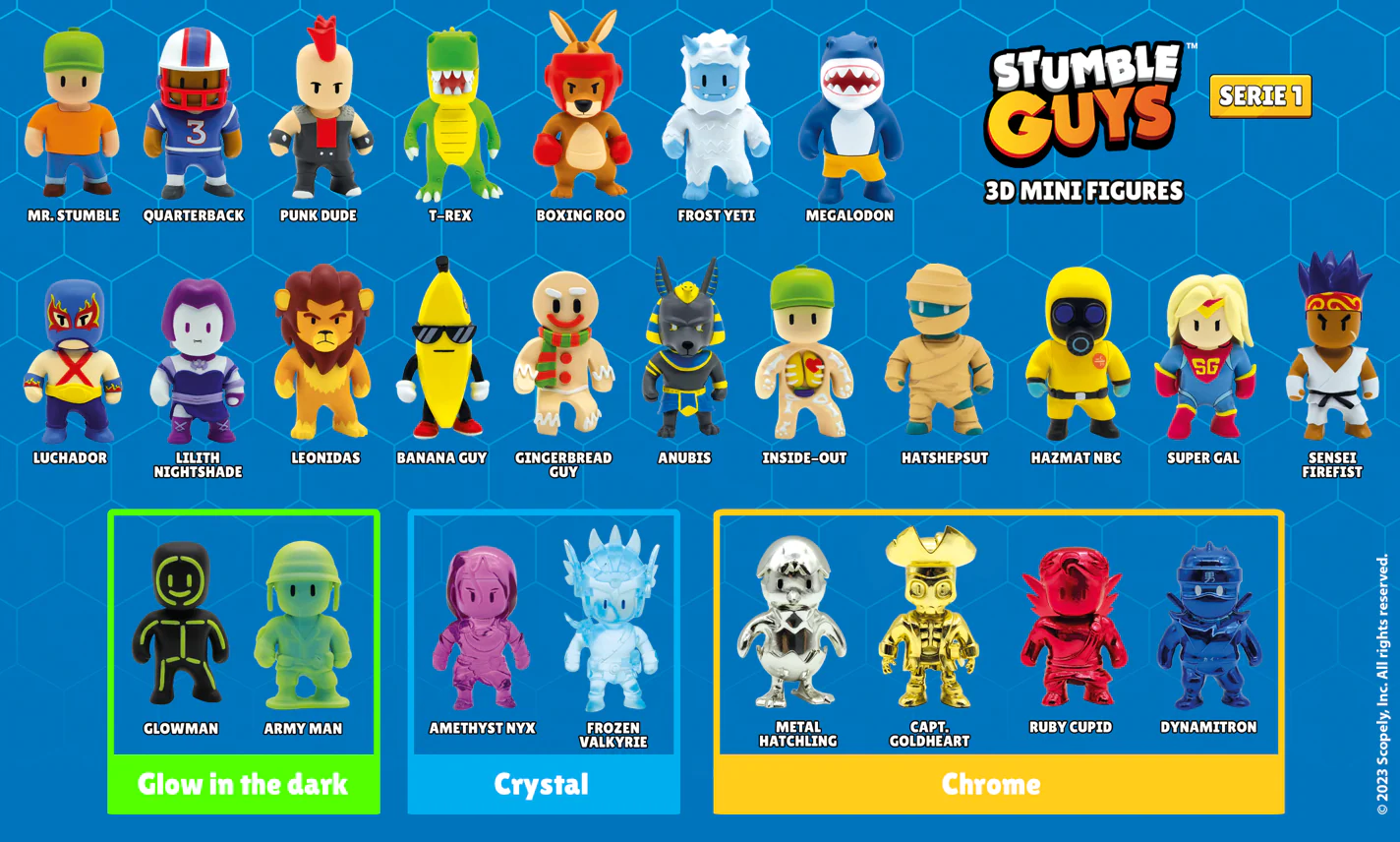 Personaggi STUMBLE GUYS Serie 1 - mini Action Figure 3D - Image 32