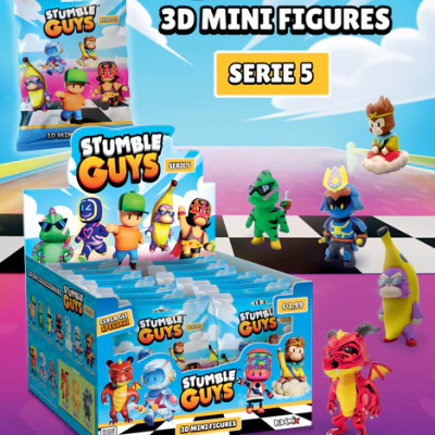 Scegli Personaggi STUMBLE GUYS mini Figures Serie 5 Action Figure 3D Collezione