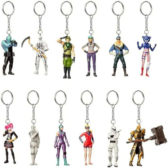 Scegli Portachiavi Personaggi FORTNITE BATTLE ROYALE mini Action Figure 3D Skin - Image 4
