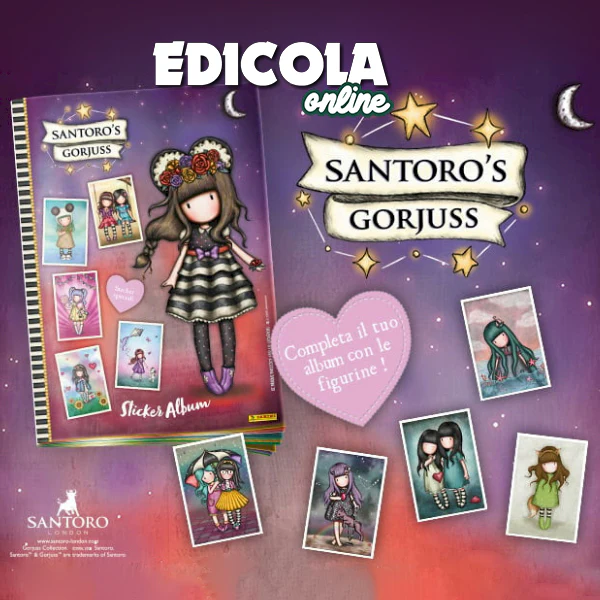 Scegli Set Album e/o Bustine di figurine GORJUSS Santoro's Sticker Panini 2025