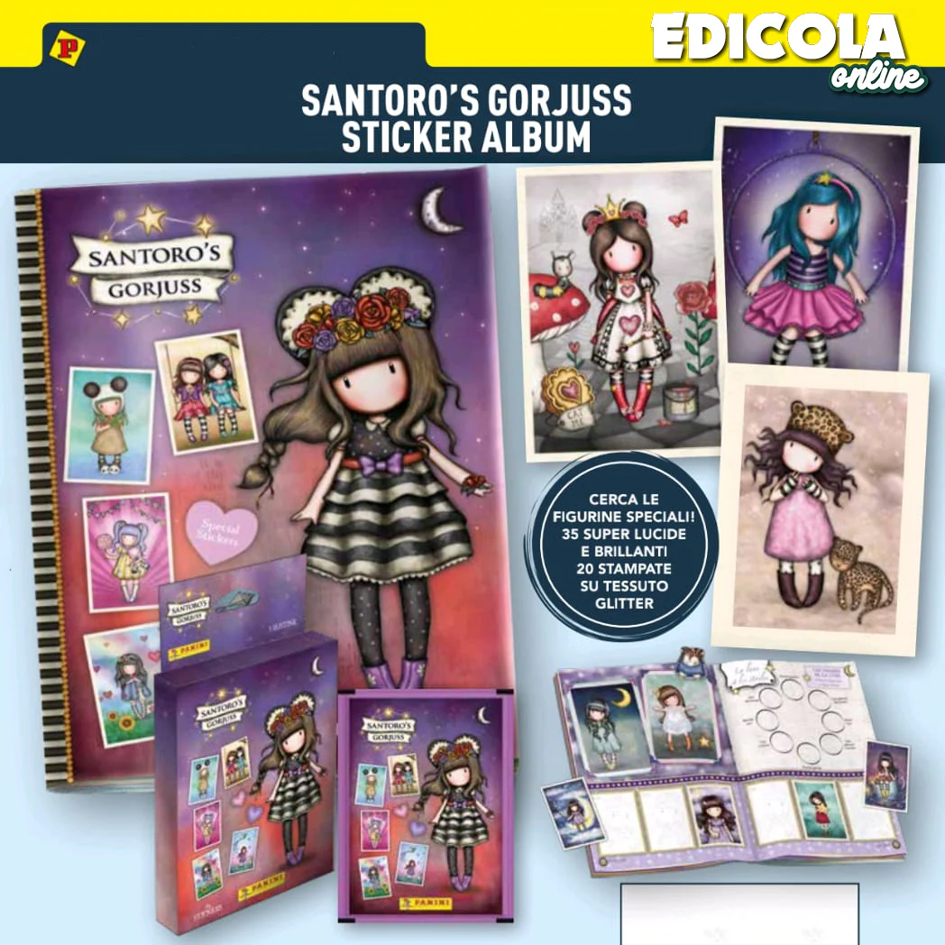 Scegli Set Album e/o Bustine di figurine GORJUSS Santoro's Sticker Panini 2025 - Image 3