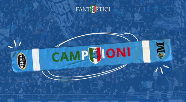 Sciarpa ufficiale Il Mattino : Andiamo a prenderli - Crediamoci - Core Azzurro - INsieme - Image 6