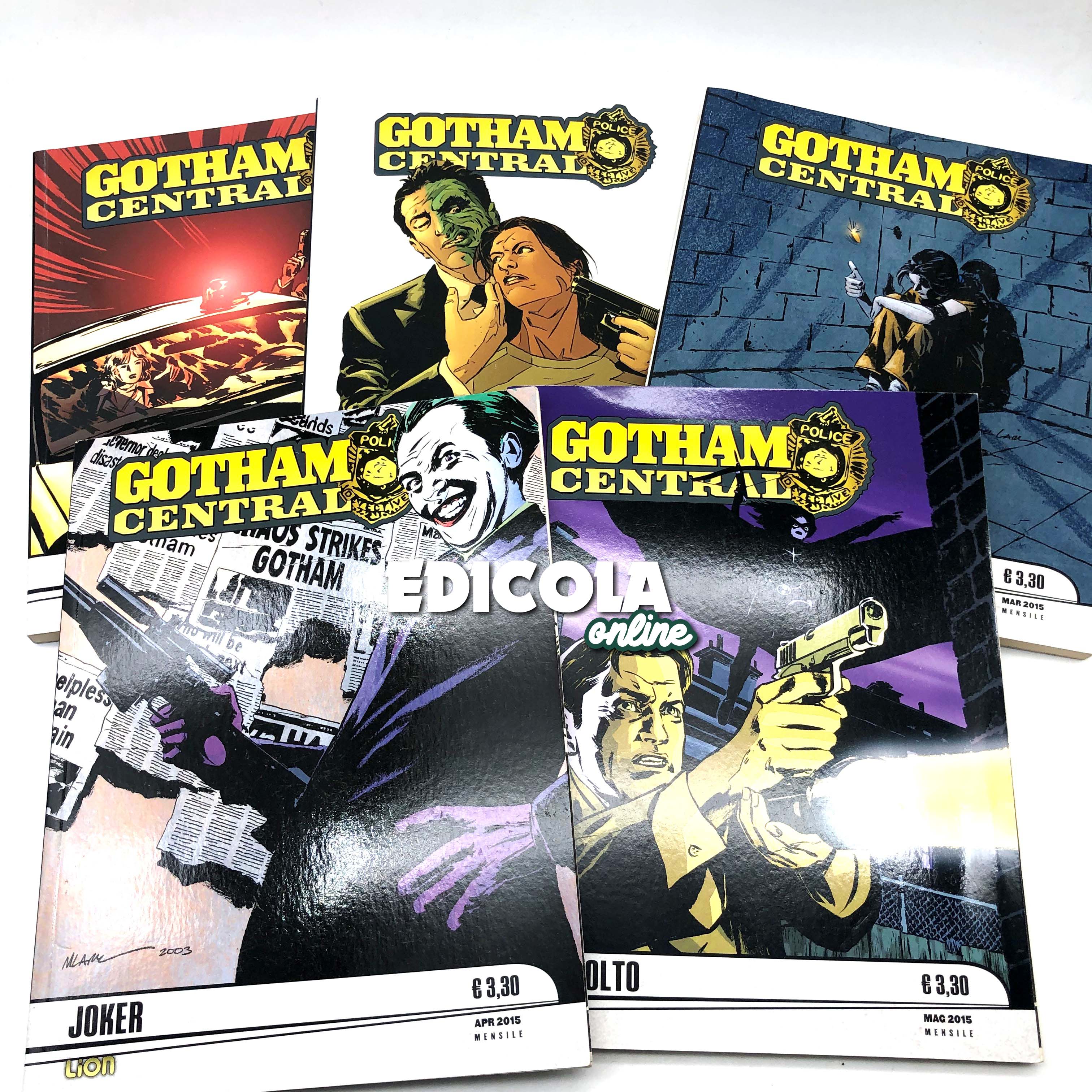 Serie da 1 a 5 - GOTHAM CENTRAL - DC Black and White RW Lion