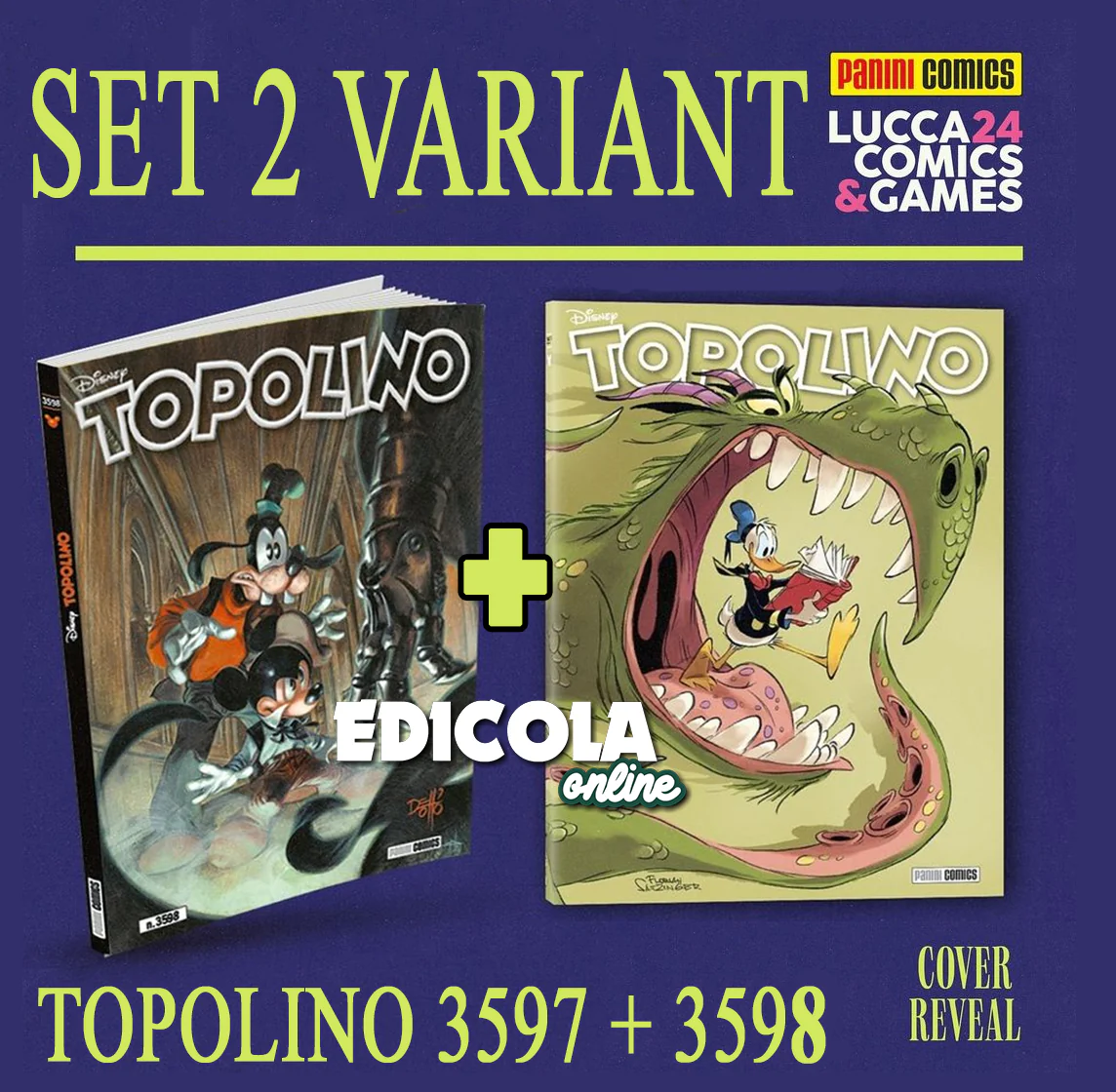 Scegli et 2 fumetti Topolino 3597 e/o 3598 Variant Cover Lucca Comics & Games 2024 - Image 9