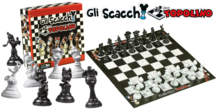 Set Completo 3/3 Gli Scacchi di Topolino con fumetti