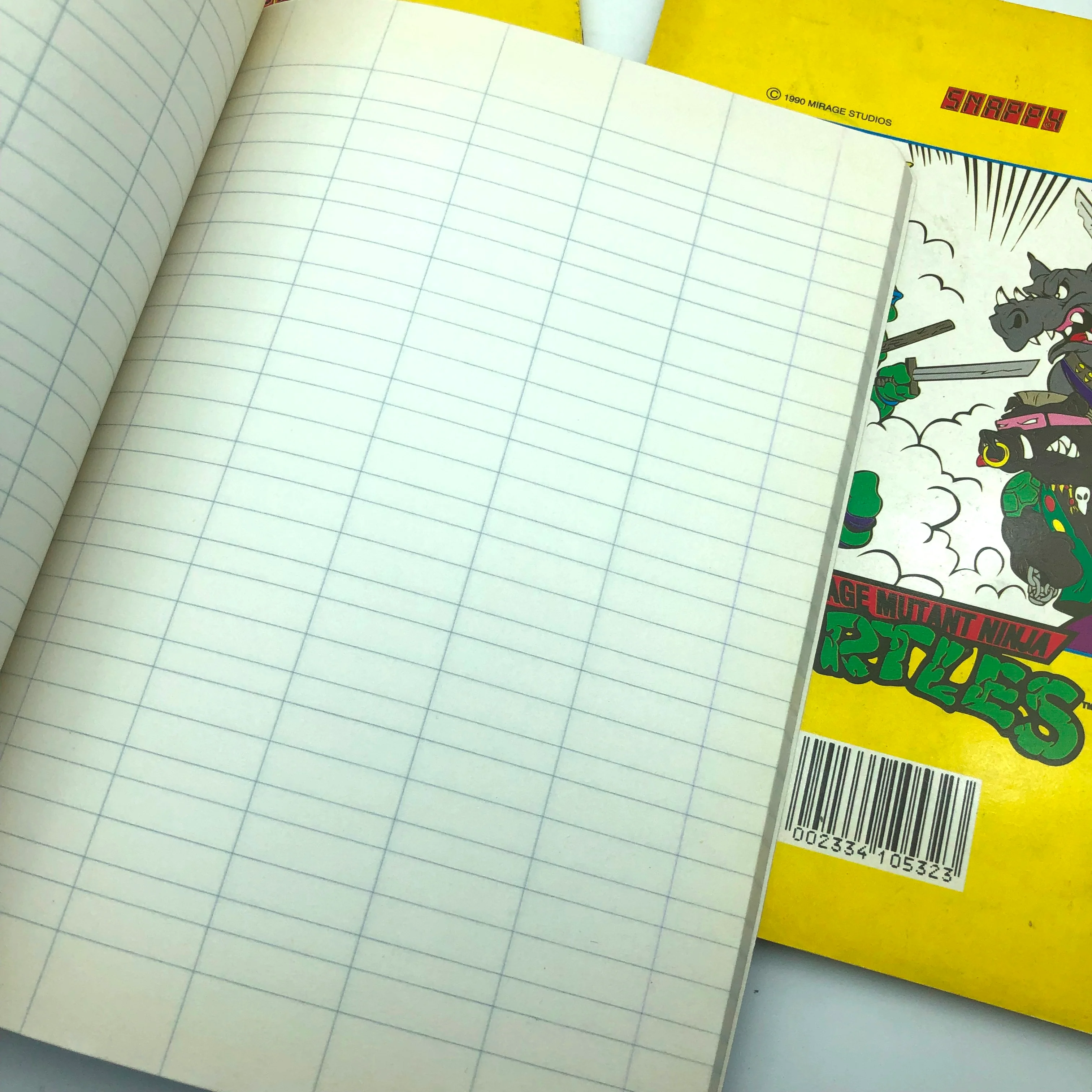 Set 3 quaderni vintage (non scritti) a righe TURTLES - Teenage Mutant Ninja - Image 3