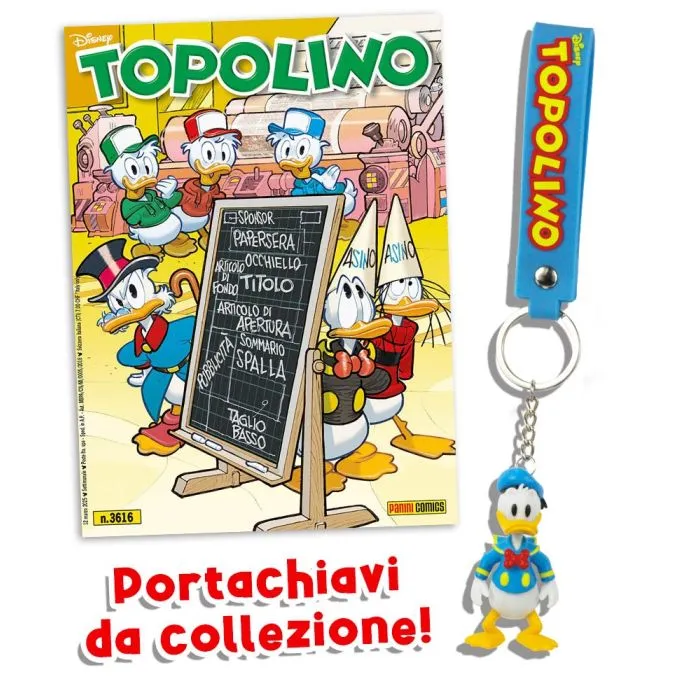 Set 3 Uscite - Portachiavi 3D + Fumetti Topolino 3616 3617 3618 - Image 2