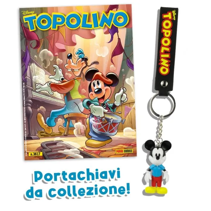 Set 3 Uscite - Portachiavi 3D + Fumetti Topolino 3616 3617 3618 - Image 3