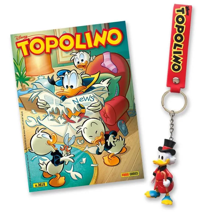 Set 3 Uscite - Portachiavi 3D + Fumetti Topolino 3616 3617 3618 - Image 4