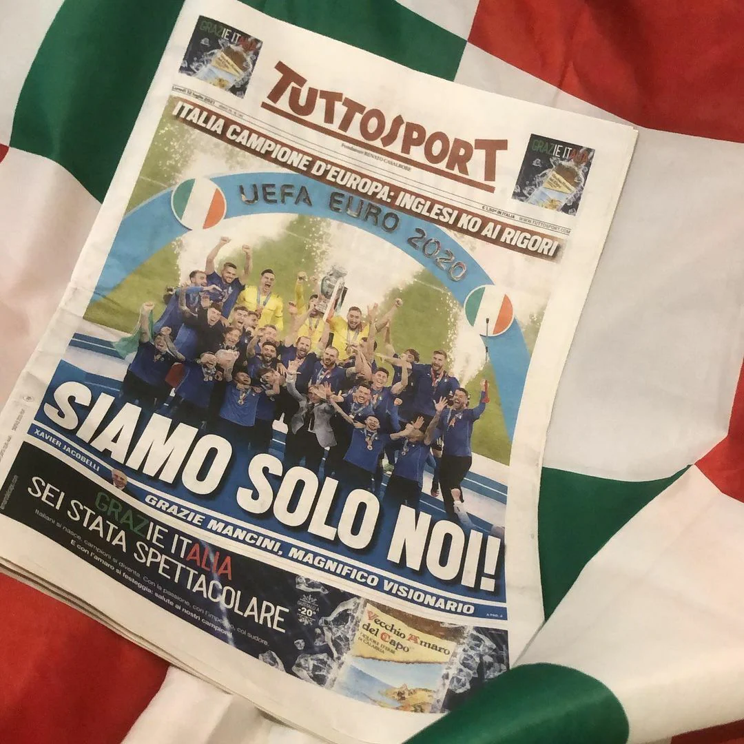 Set 3x Giornale La Gazzetta Tutto Corriere dello Sport ITALIA Campione d'Europa - Image 4